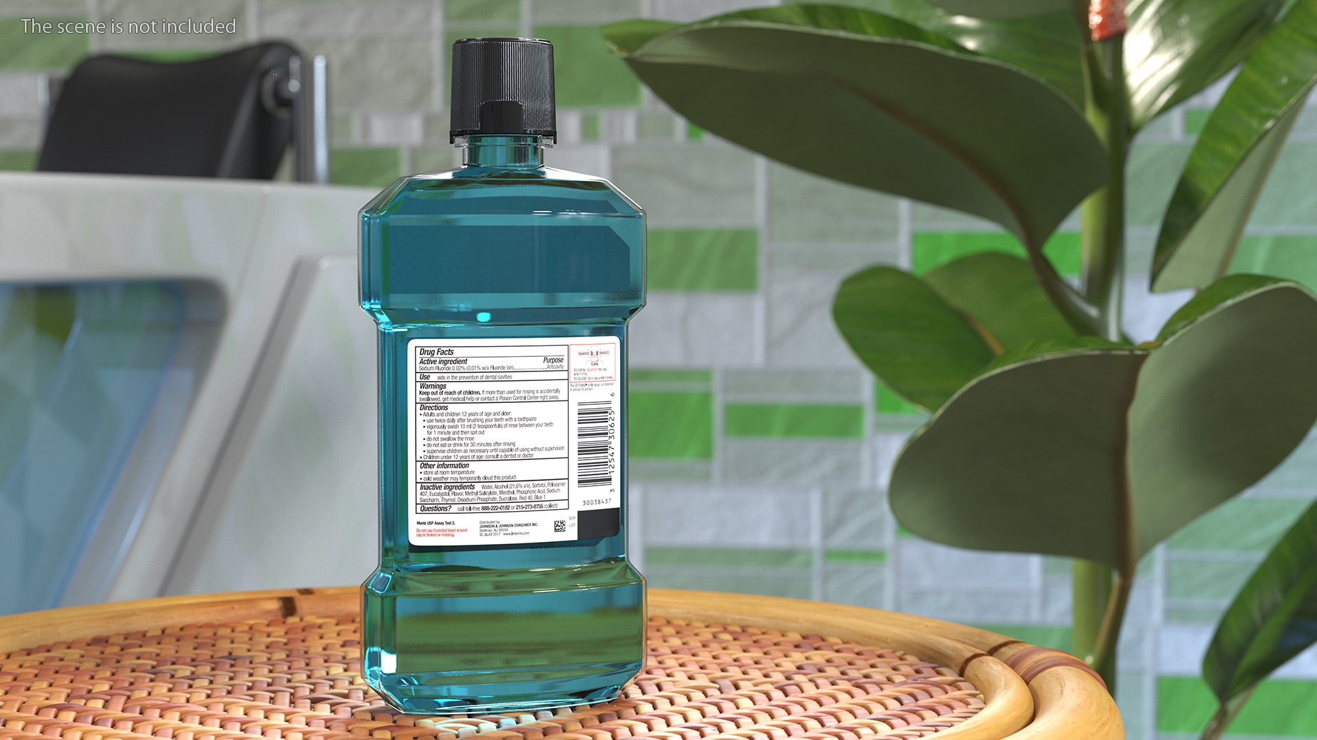 3D Listerine Cool Mint Antiseptic Mouthwash 250ml