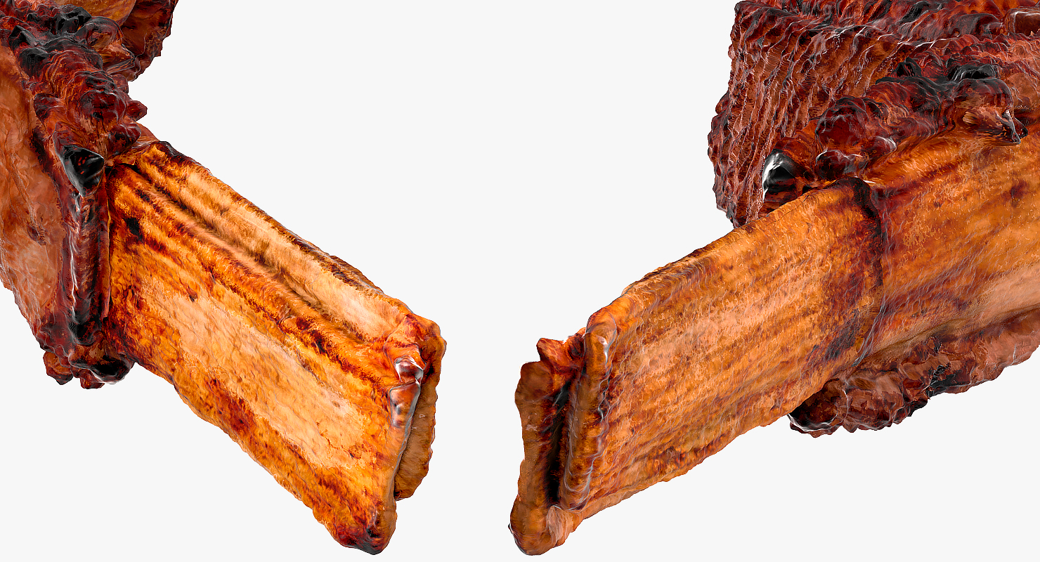 3D BBQ Tomahawk Steak model