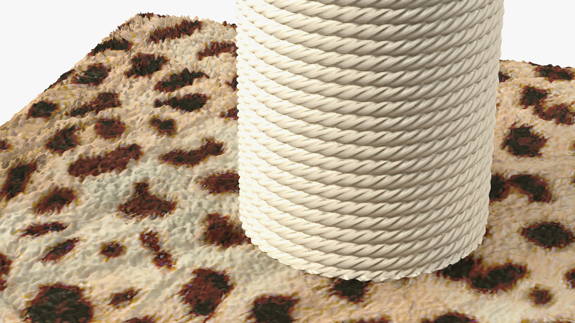 Cat Scratching Post Ball Spot 3D model