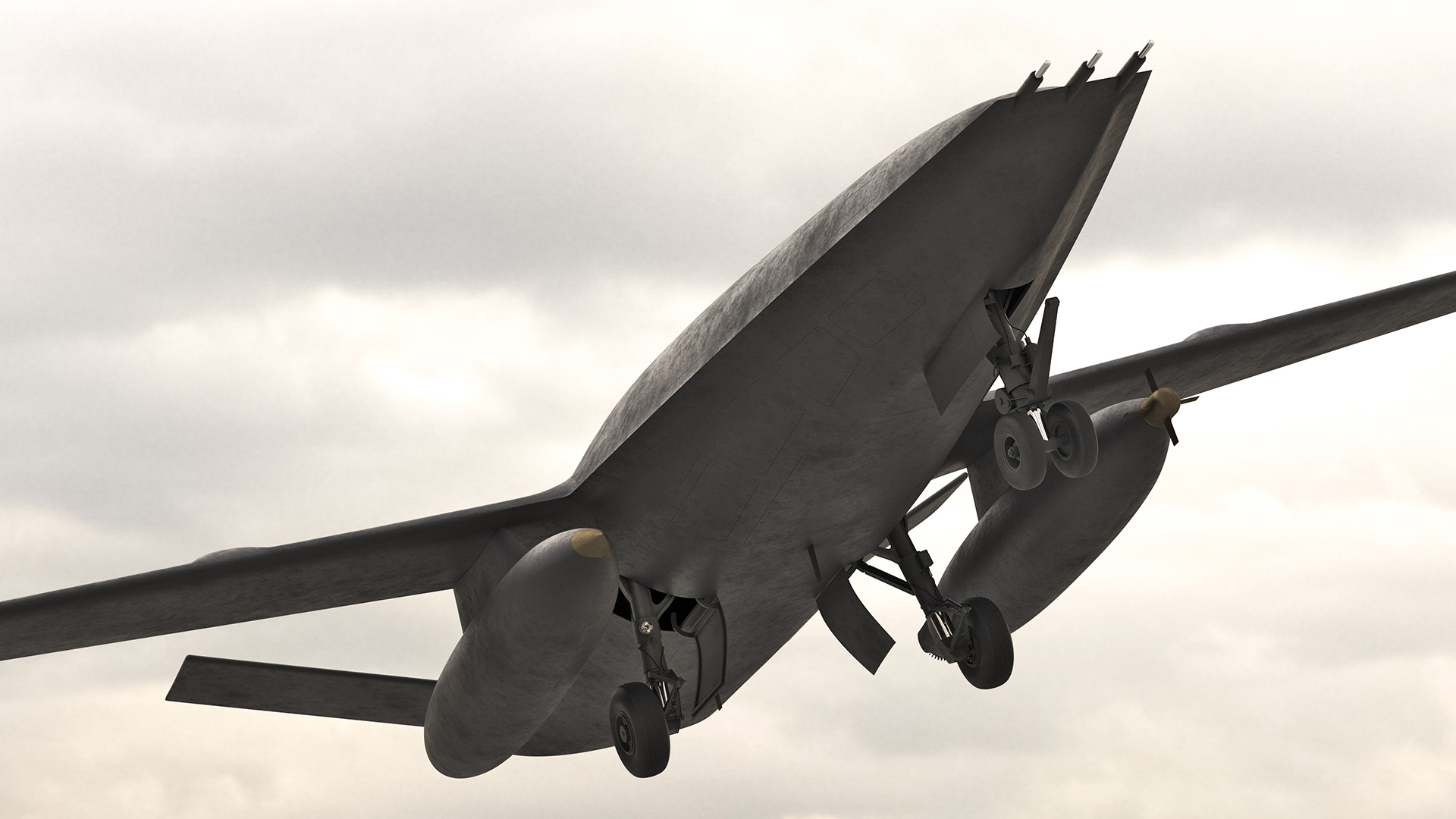 3D Military Drone Rigged