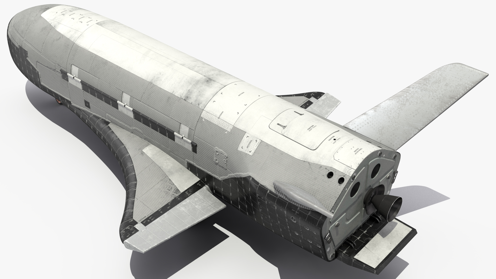 Reusable Robotic Spacecraft Rigged 3D model