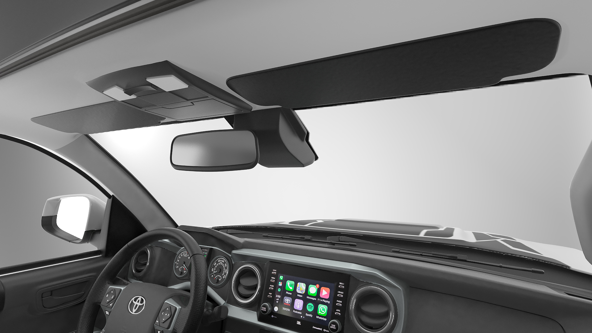 3D Toyota Tacoma TRD Pro Super White 2021 model