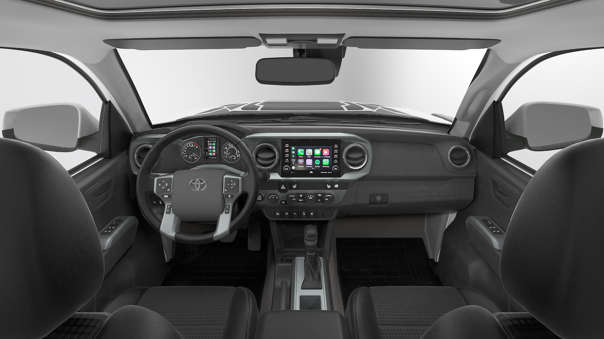 3D Toyota Tacoma TRD Pro Super White 2021 model