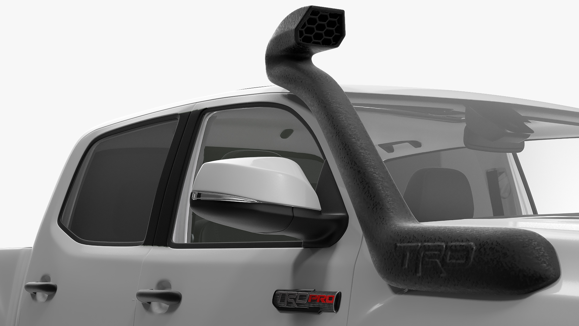 3D Toyota Tacoma TRD Pro Super White 2021 model