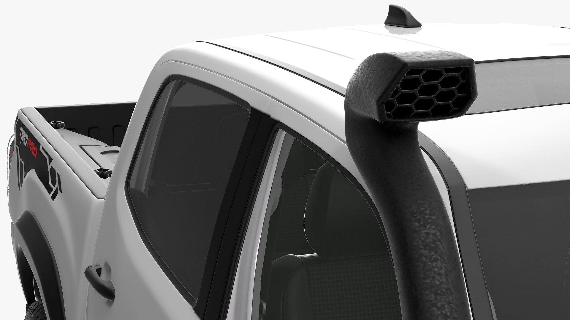 3D Toyota Tacoma TRD Pro Super White 2021 model