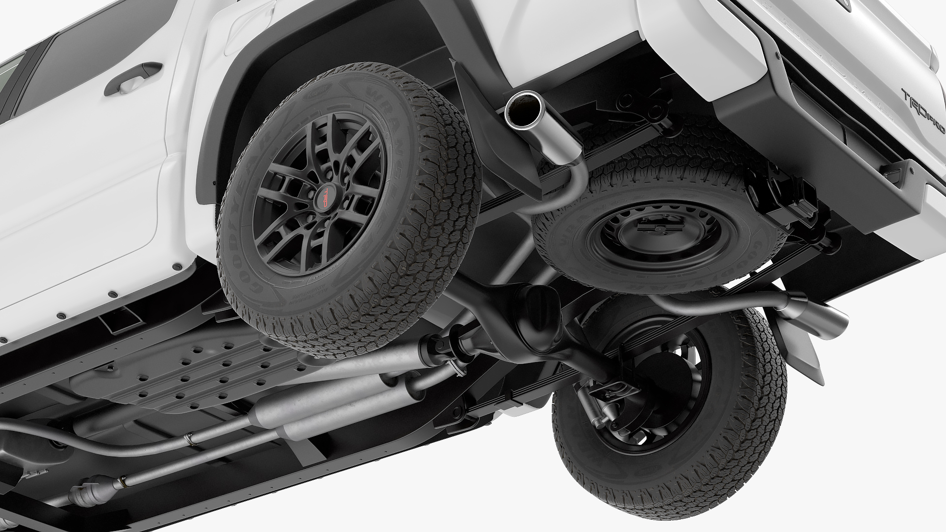 3D Toyota Tacoma TRD Pro Super White 2021 model