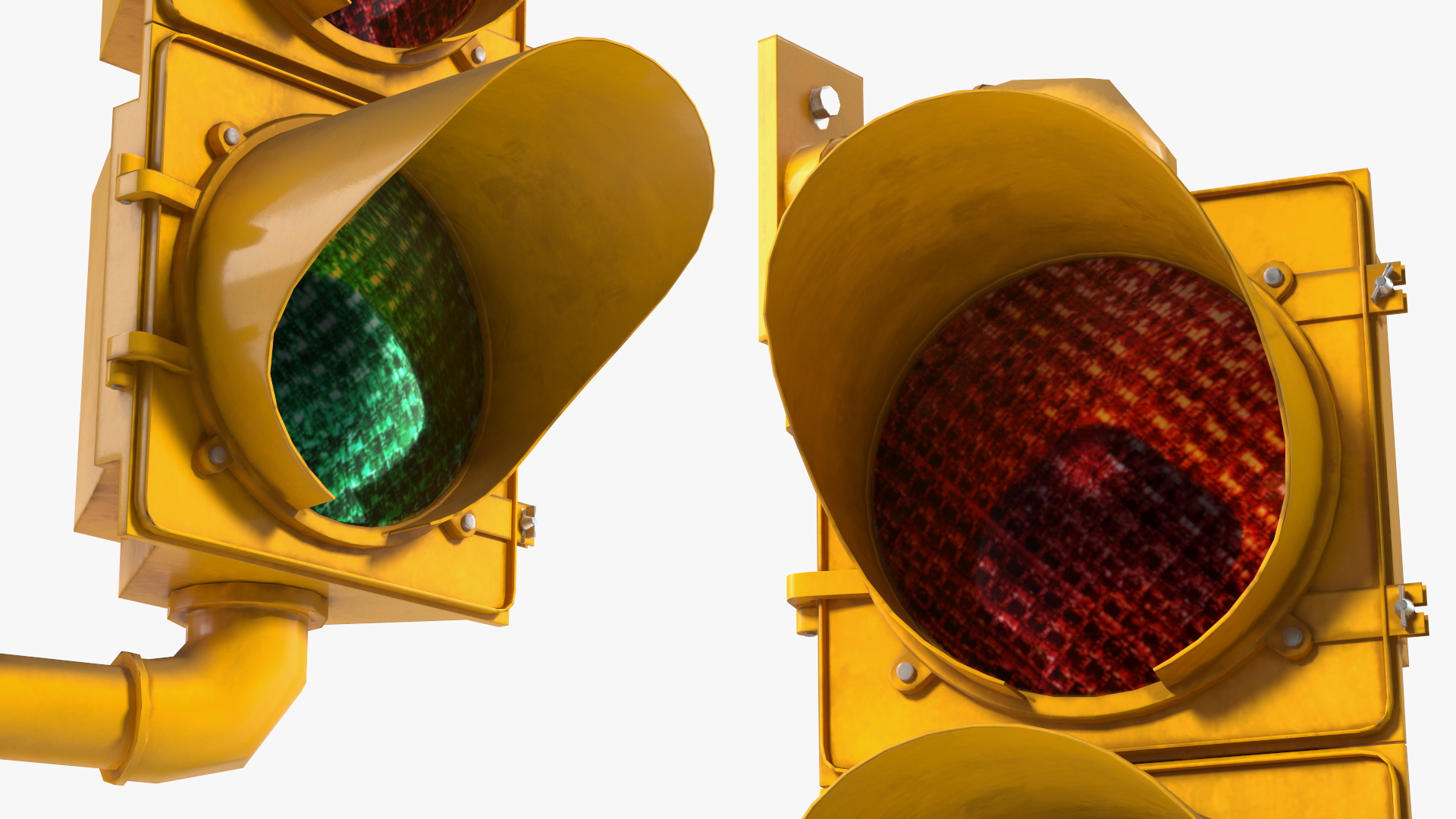 Two Light Traffic Signal Game Ready, view 5