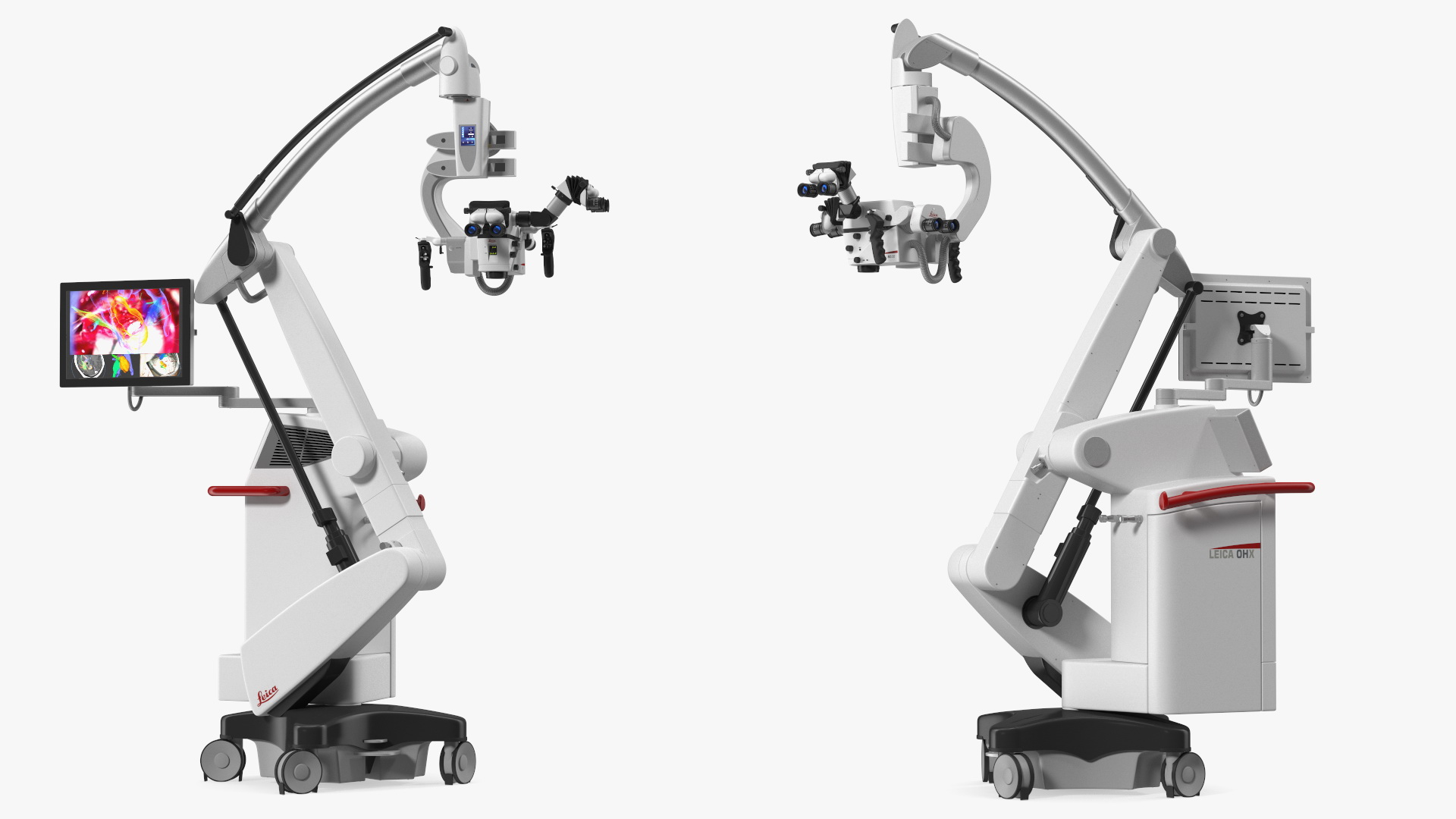 3D Precision Surgical Microscope Leica M530 OHX Rigged