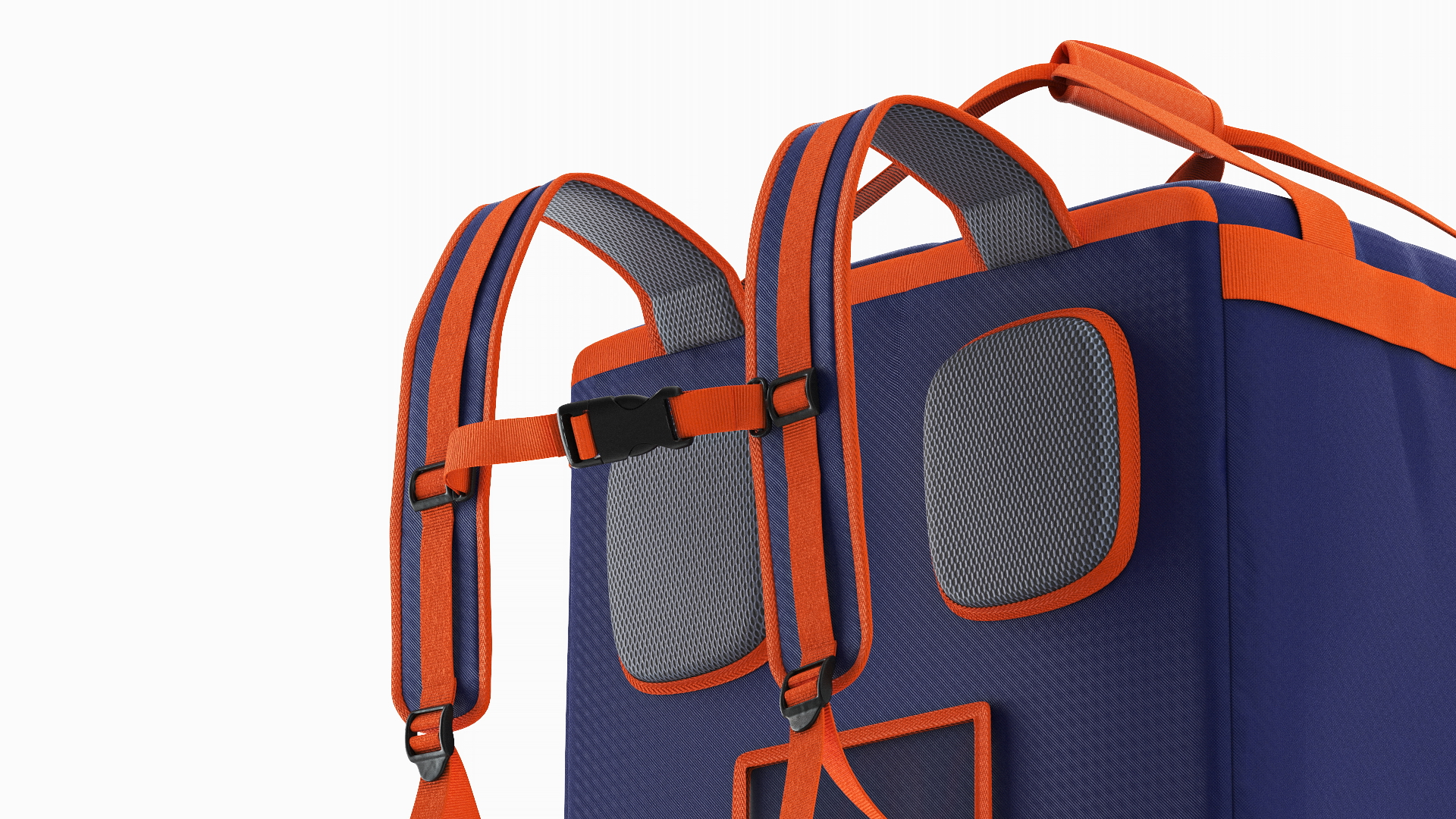 Food Delivery Bag Closed Multicolored 3D