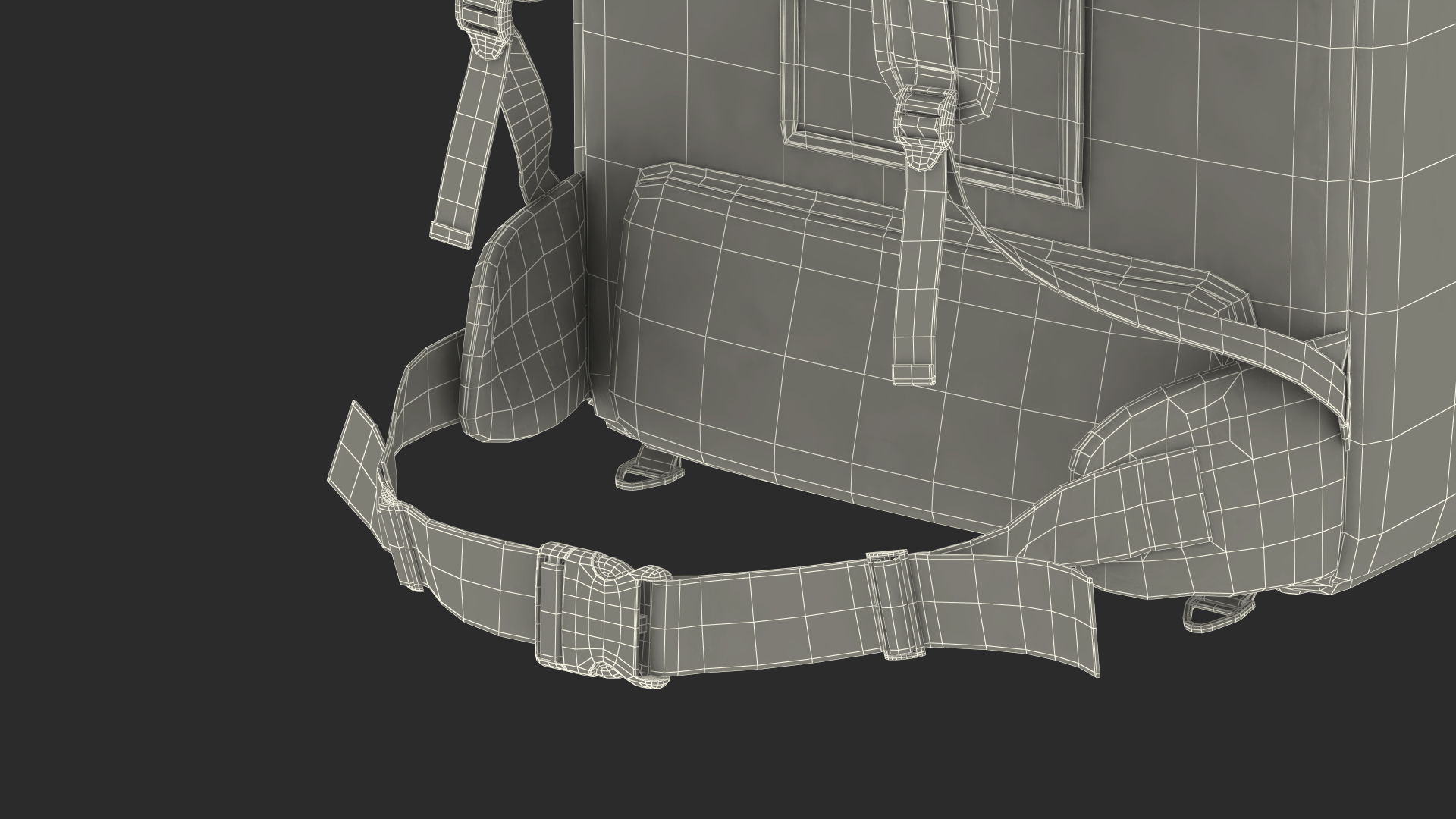 Food Delivery Bag Closed Multicolored 3D