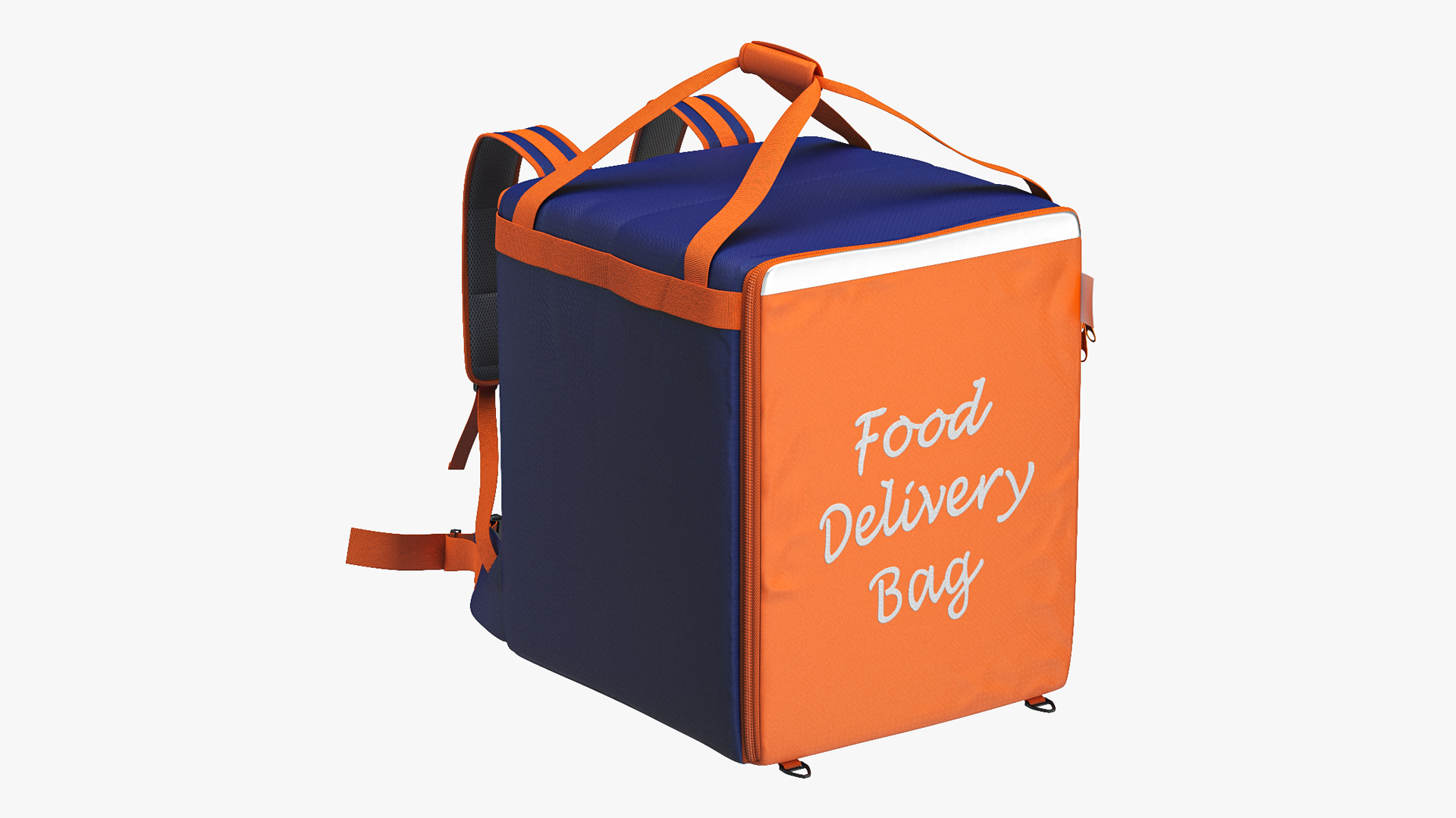 Food Delivery Bag Closed Multicolored 3D