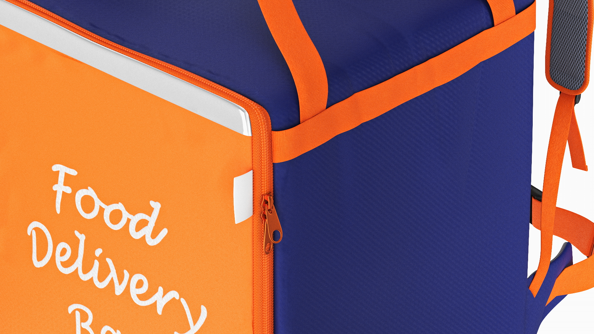 Food Delivery Bag Closed Multicolored 3D
