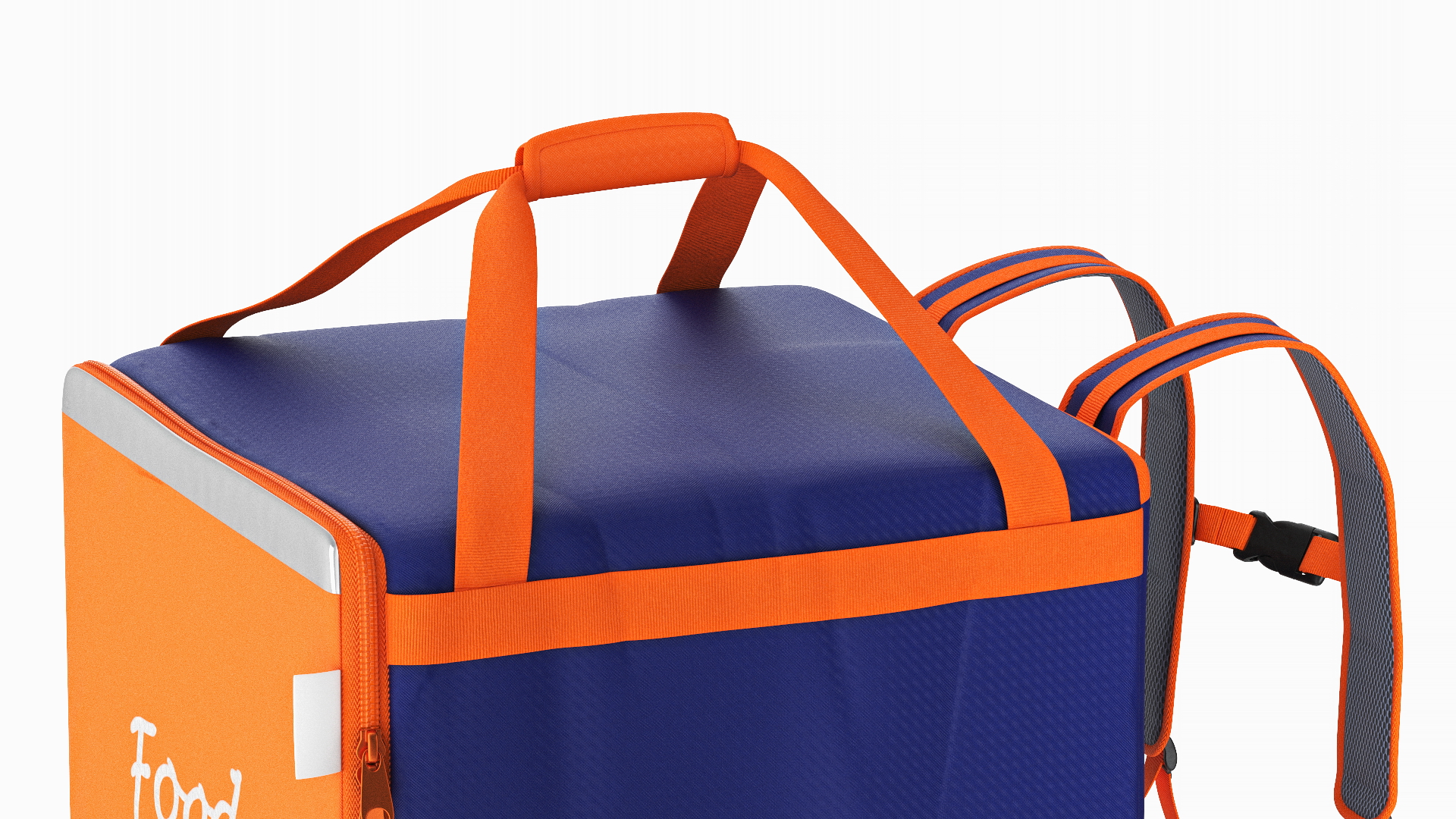 Food Delivery Bag Closed Multicolored 3D