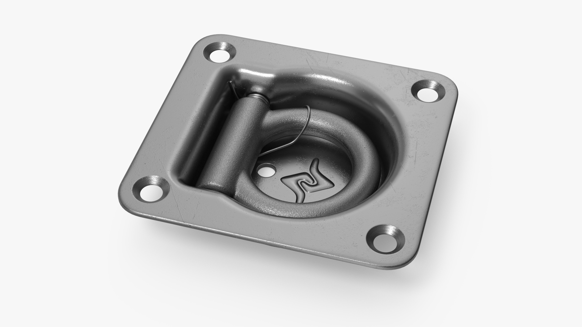 3D model Caliber Stainless Steel D-Ring