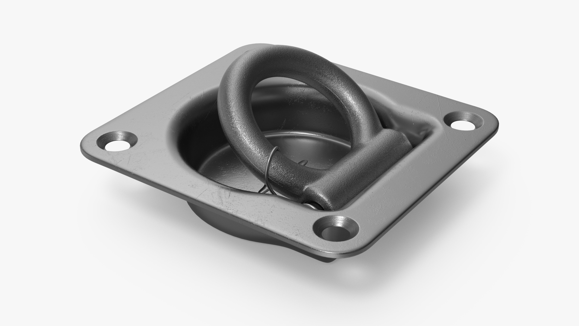 3D model Caliber Stainless Steel D-Ring