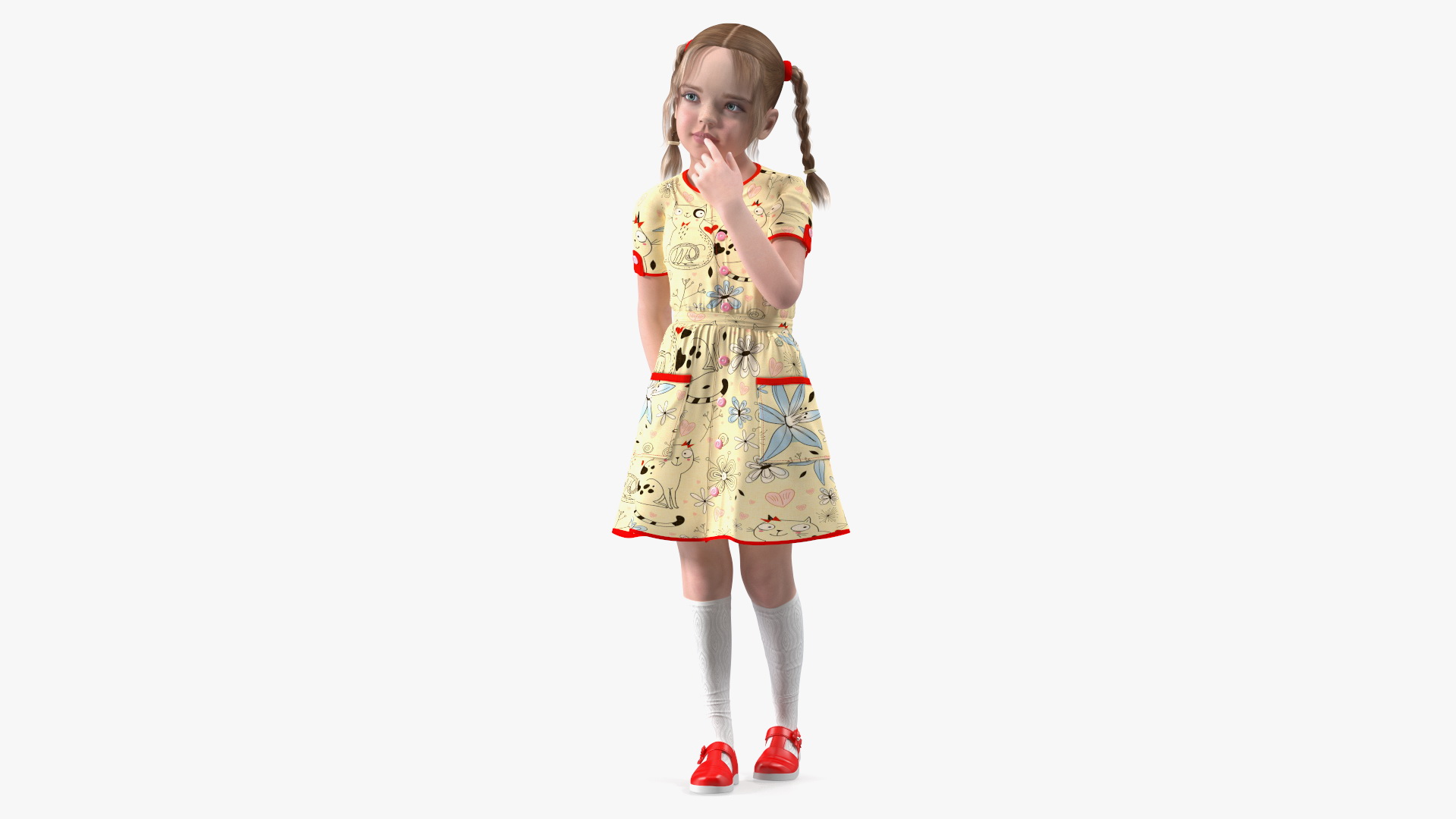 3D model Child Girl
