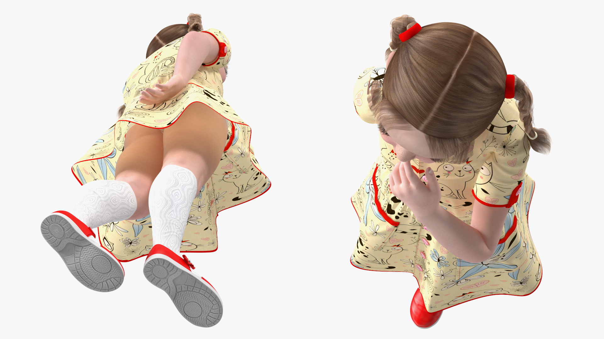 3D model Child Girl