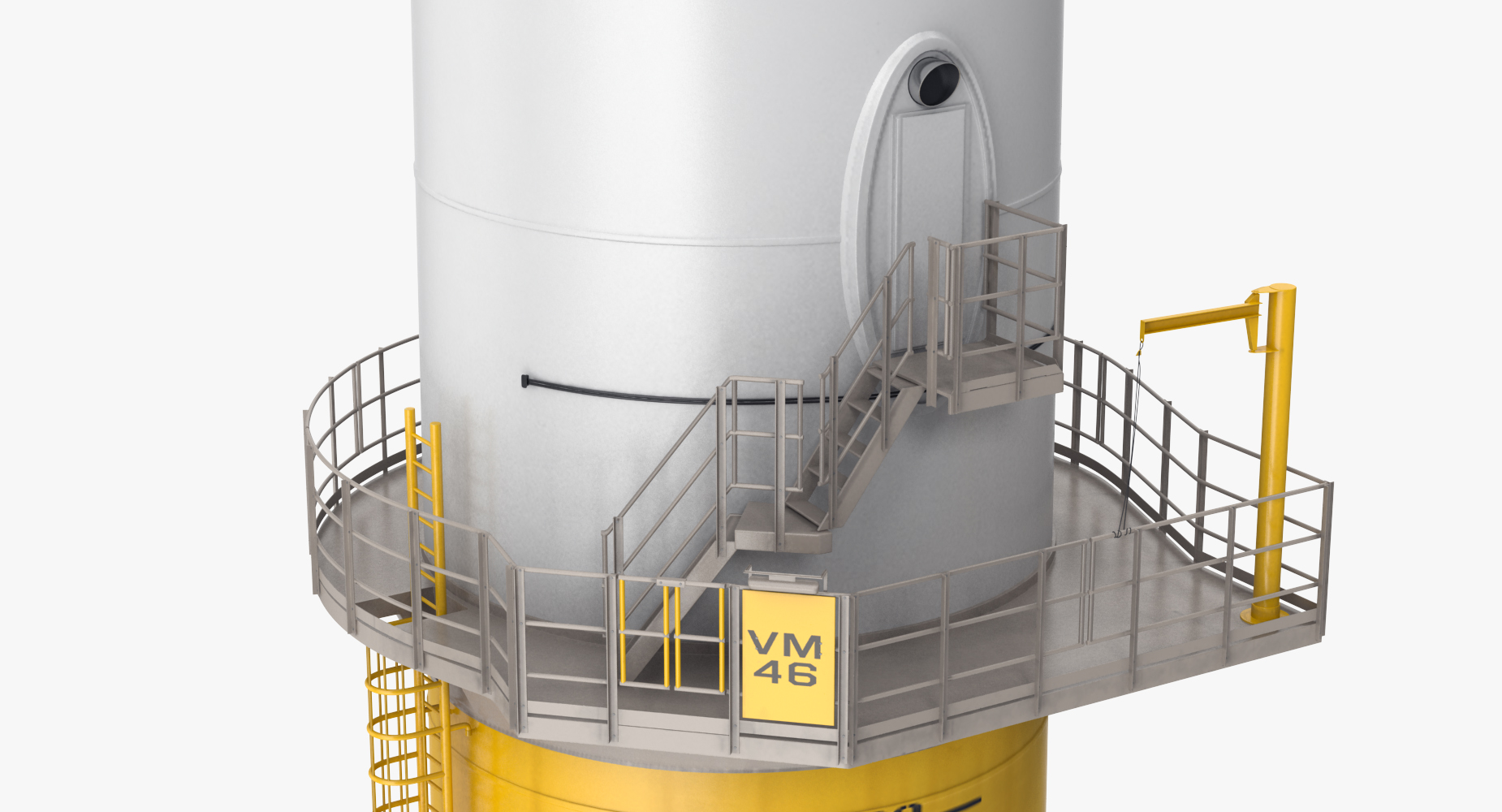 Sea Wind Turbine Siemens 3D model