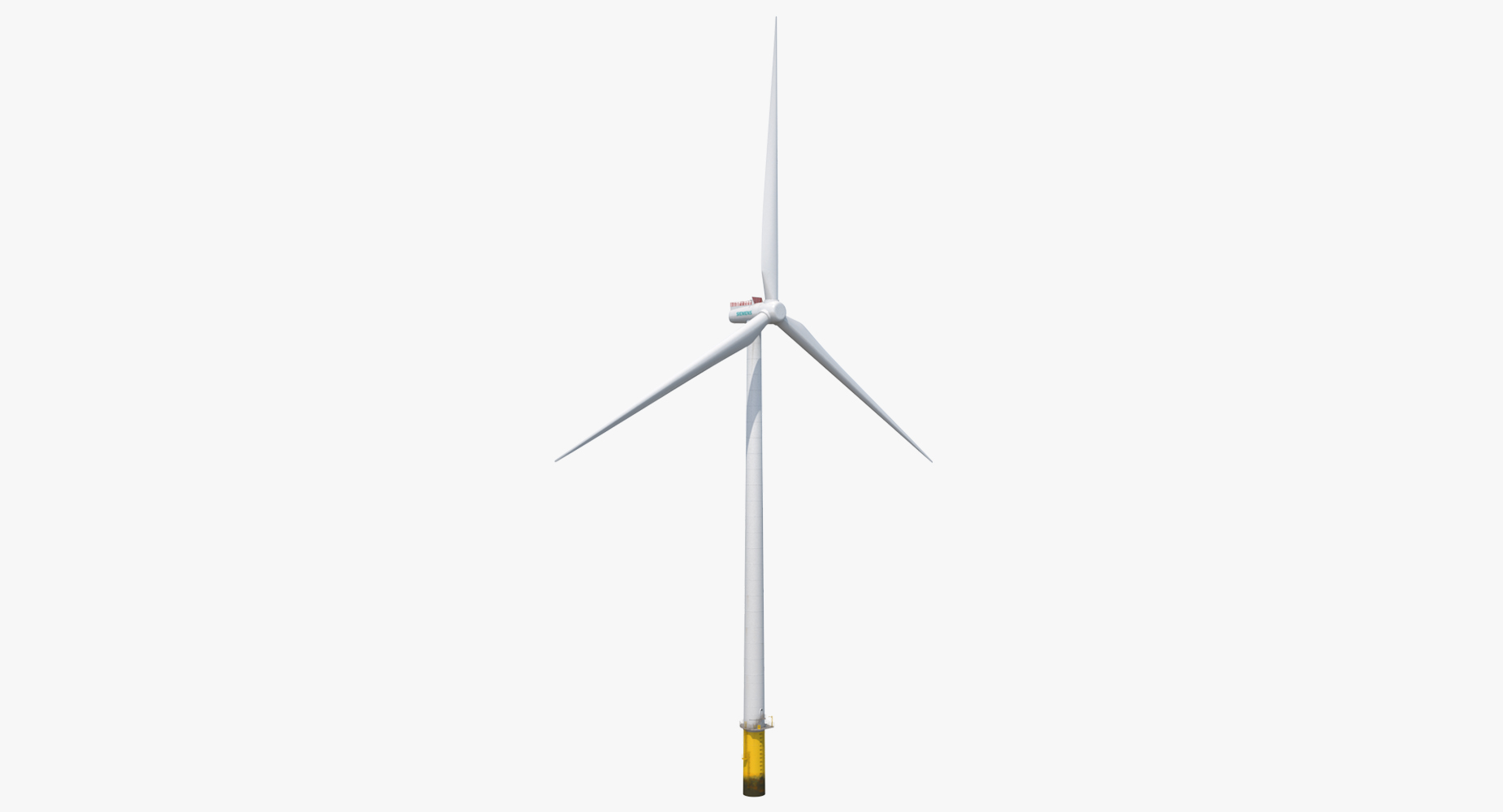 Sea Wind Turbine Siemens 3D model