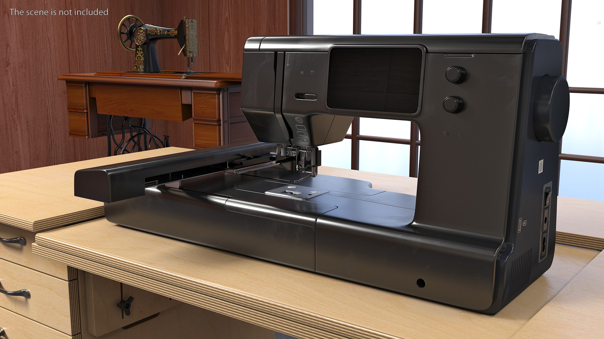 3D Sewing Machine Black Screen Off