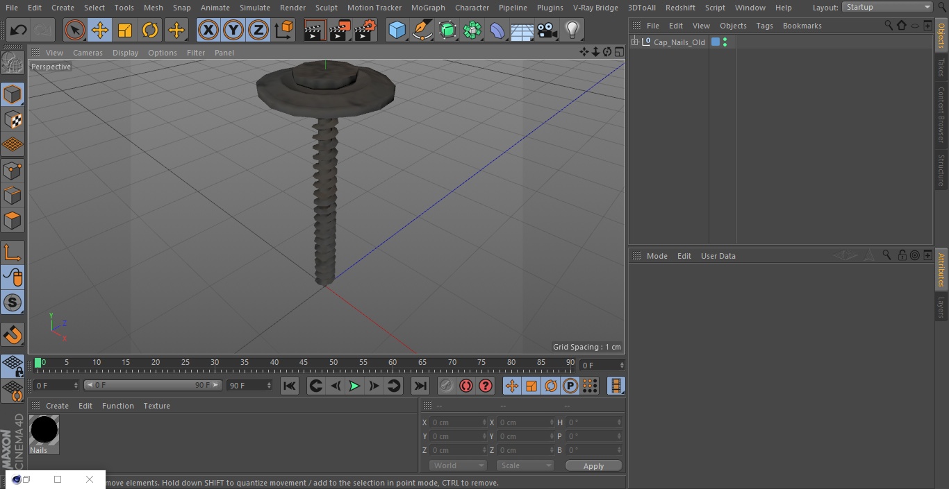 3D Cap Nails Old model