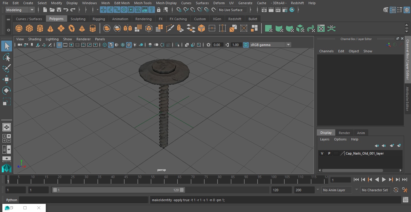 3D Cap Nails Old model