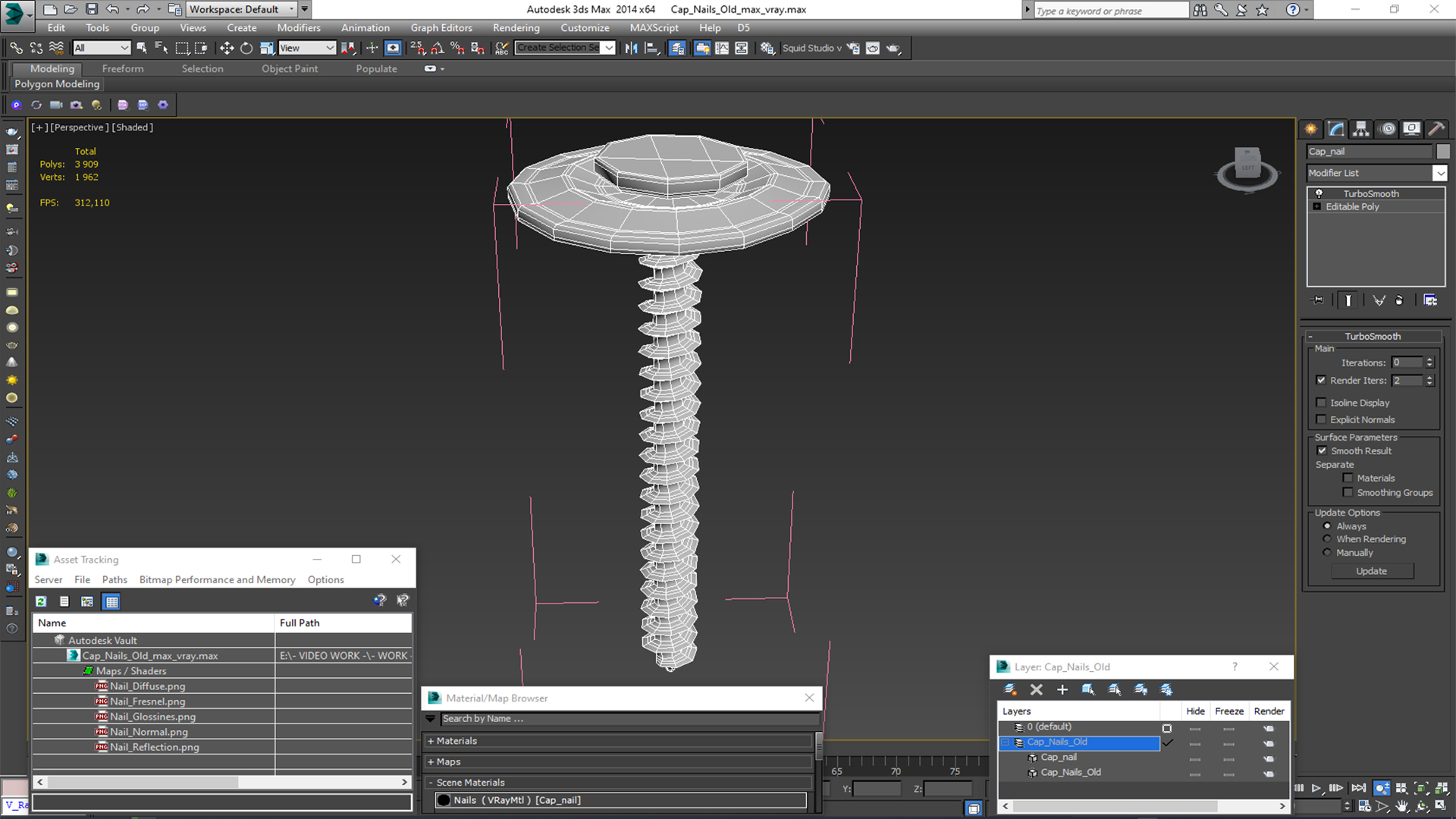 3D Cap Nails Old model