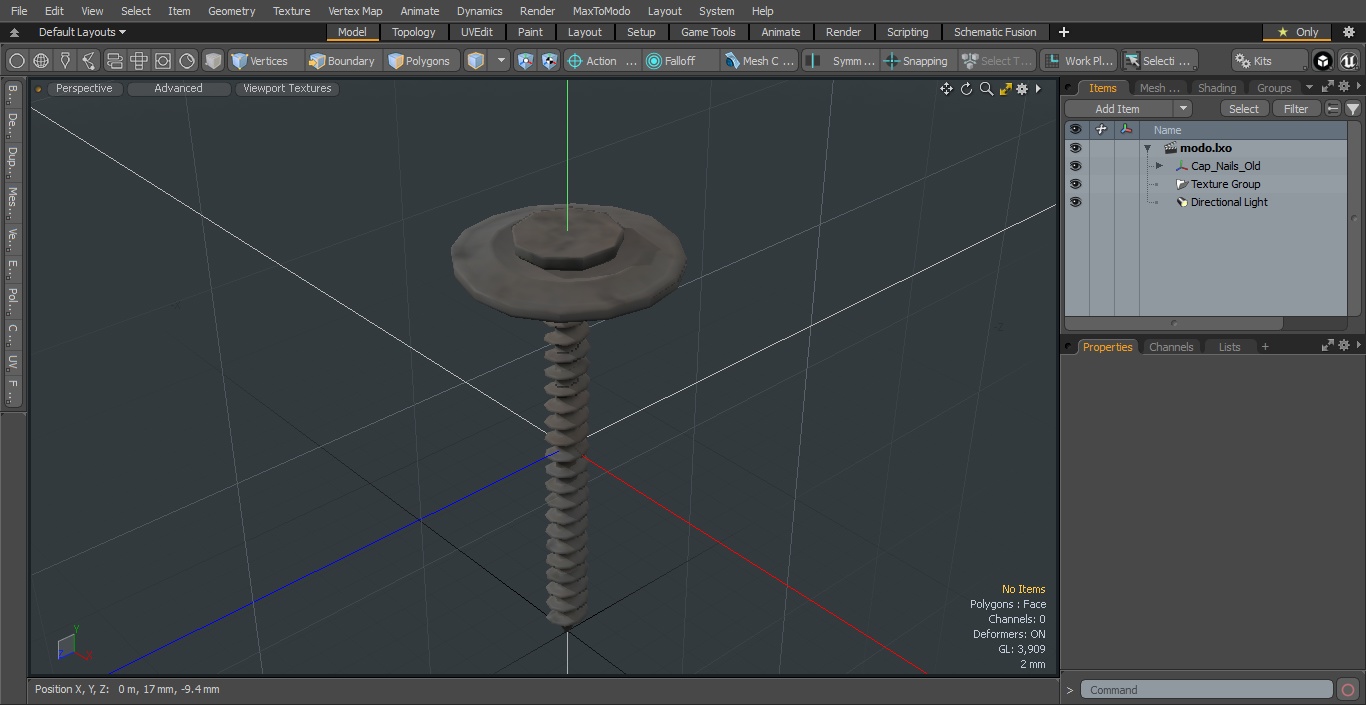 3D Cap Nails Old model