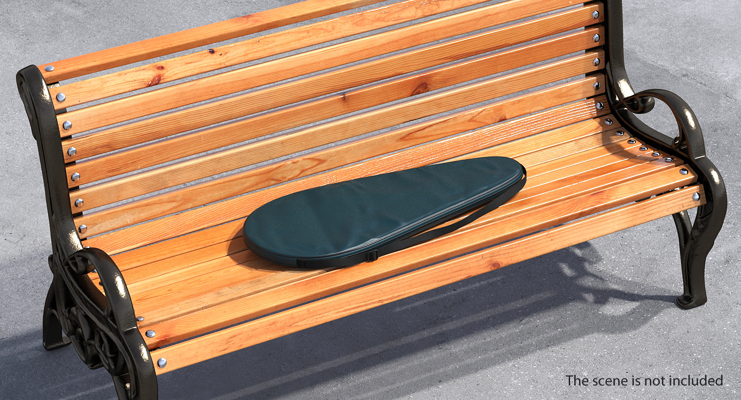 3D Tennis Racquet Bag model