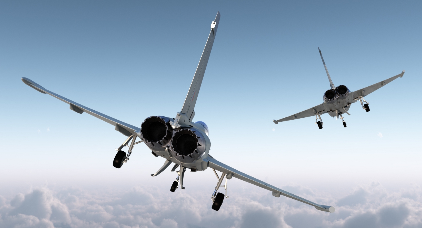 Fighter Eurofighter Typhoon 3D