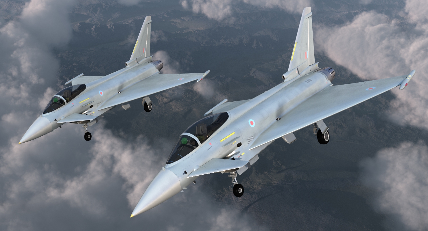 Fighter Eurofighter Typhoon 3D