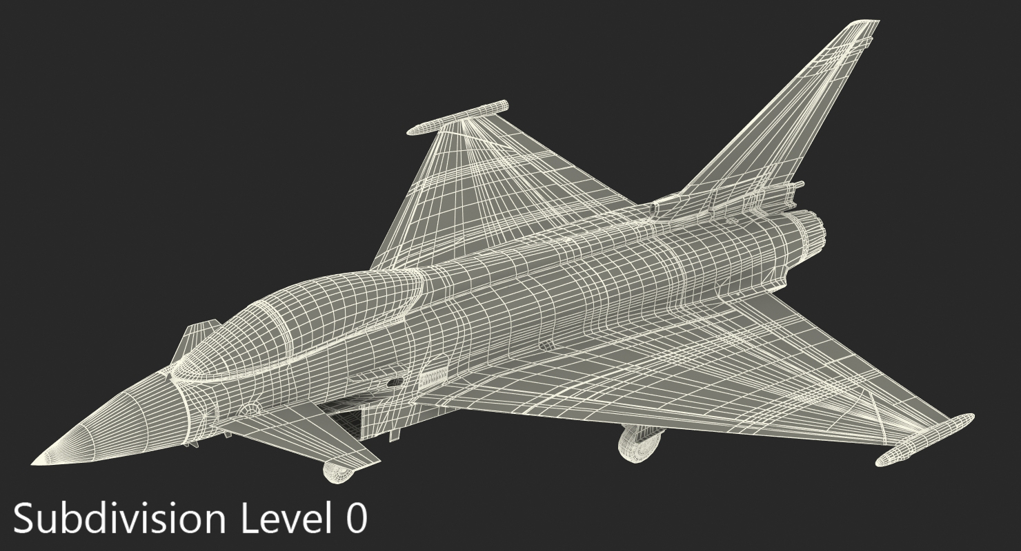 Fighter Eurofighter Typhoon 3D