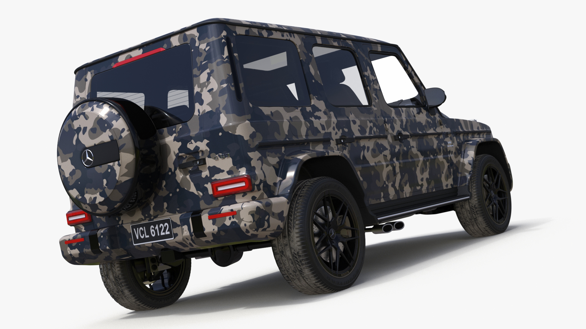 Mercedes-Benz G63 AMG 2019 Camouflage 3D