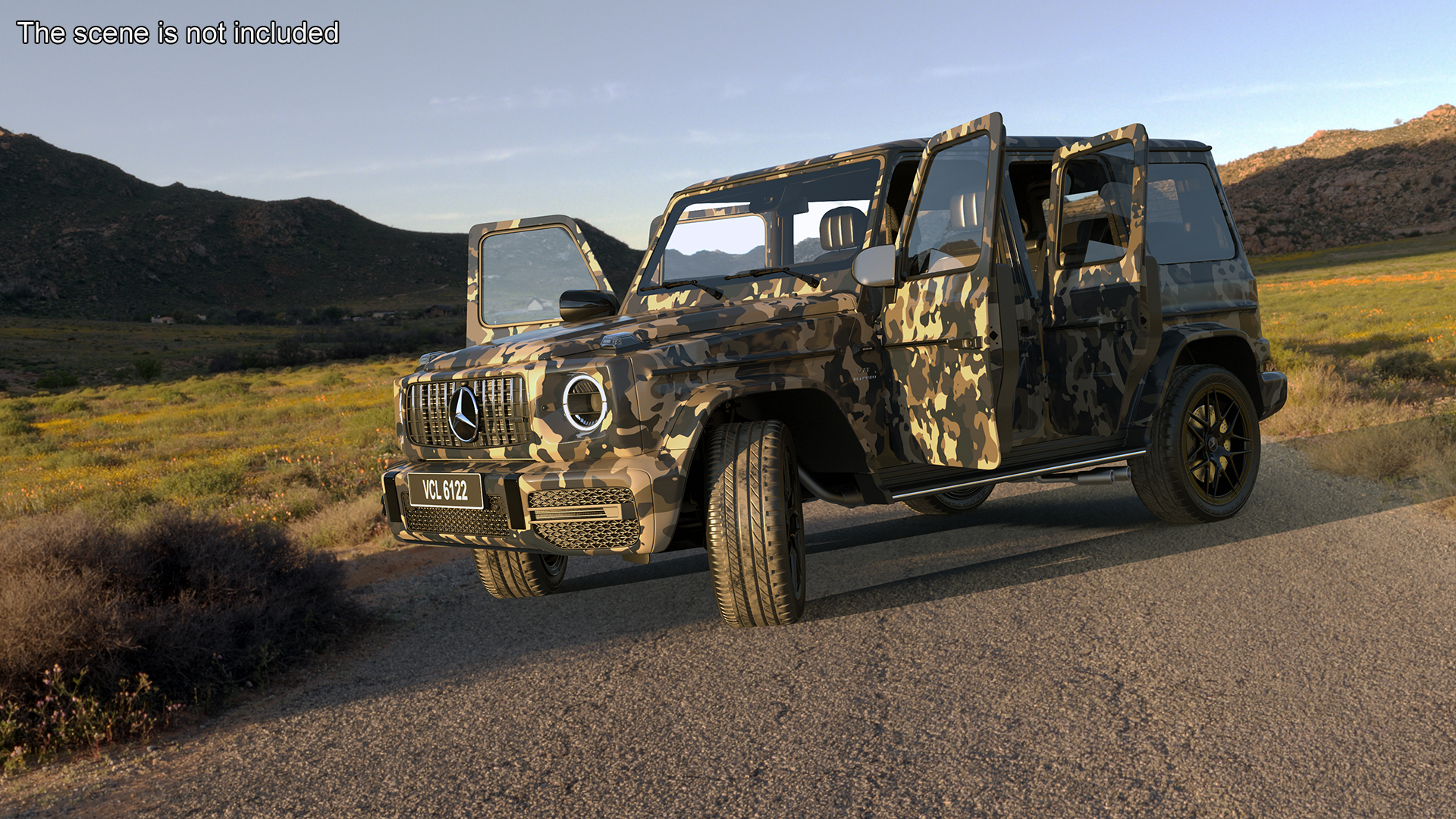 Mercedes-Benz G63 AMG 2019 Camouflage 3D
