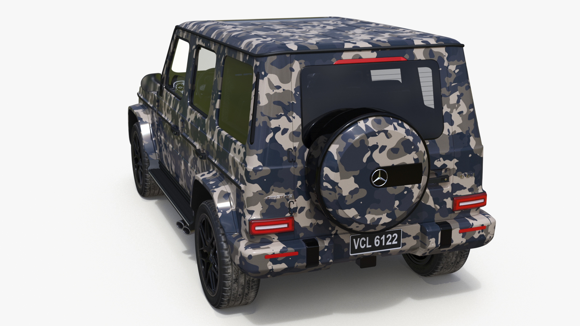 Mercedes-Benz G63 AMG 2019 Camouflage 3D