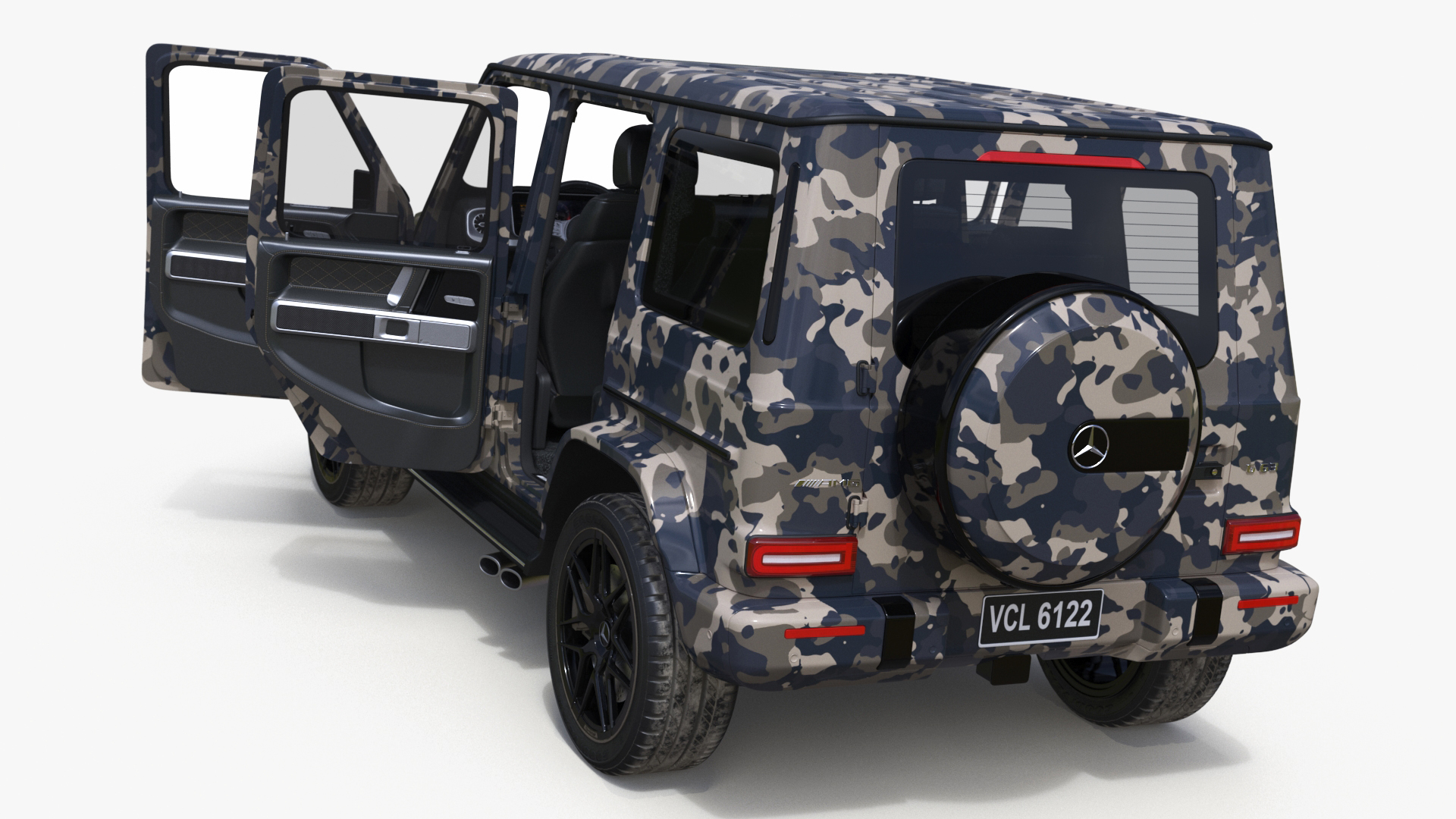 Mercedes-Benz G63 AMG 2019 Camouflage 3D