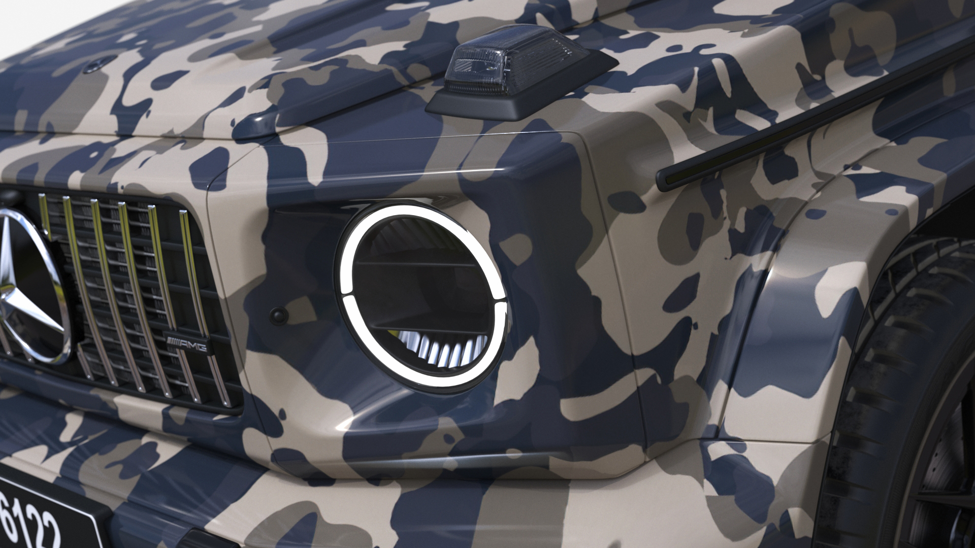 Mercedes-Benz G63 AMG 2019 Camouflage 3D