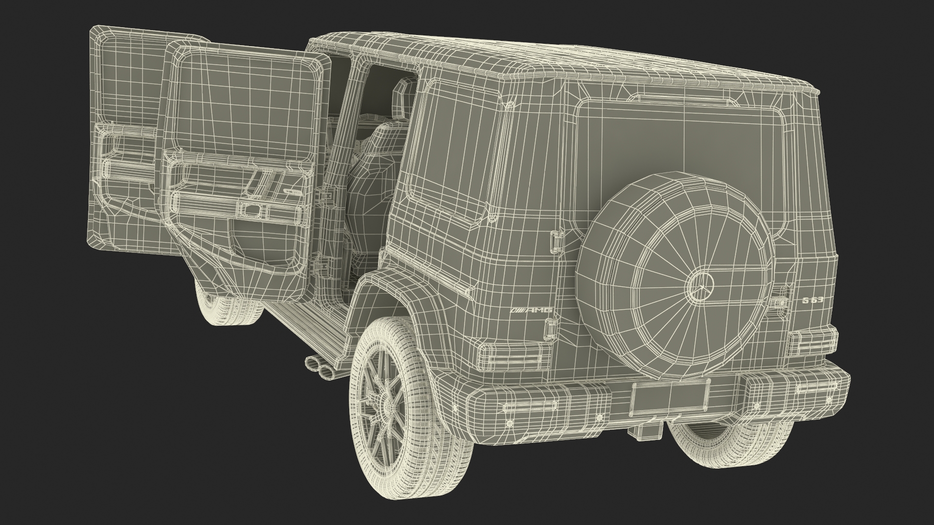 Mercedes-Benz G63 AMG 2019 Camouflage 3D