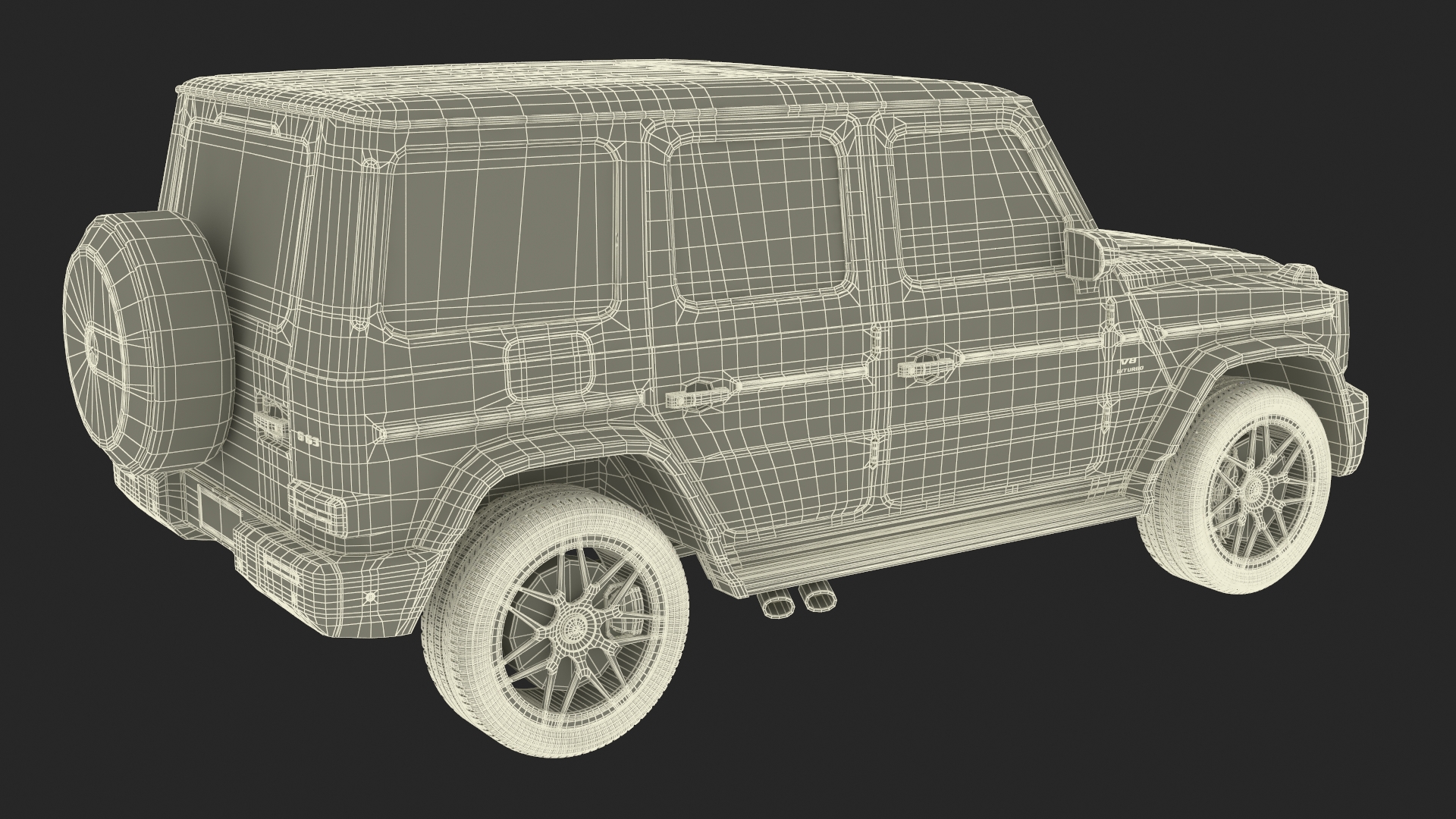 Mercedes-Benz G63 AMG 2019 Camouflage 3D