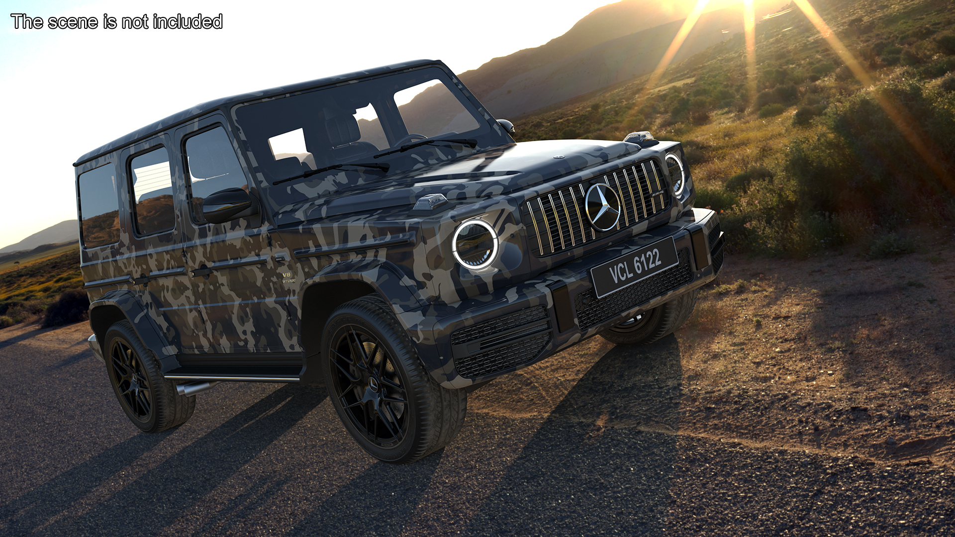 Mercedes-Benz G63 AMG 2019 Camouflage 3D