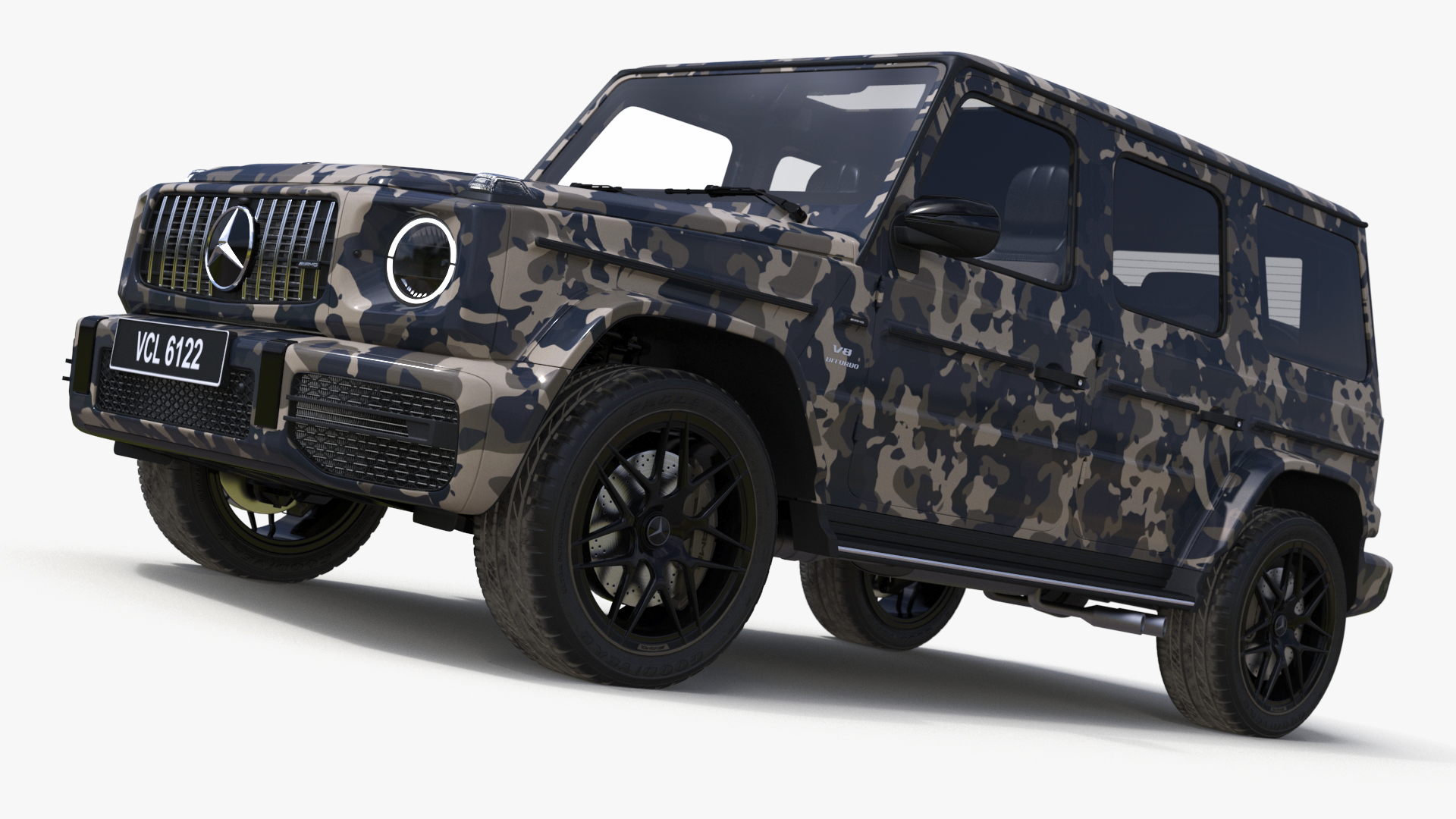 Mercedes-Benz G63 AMG 2019 Camouflage 3D