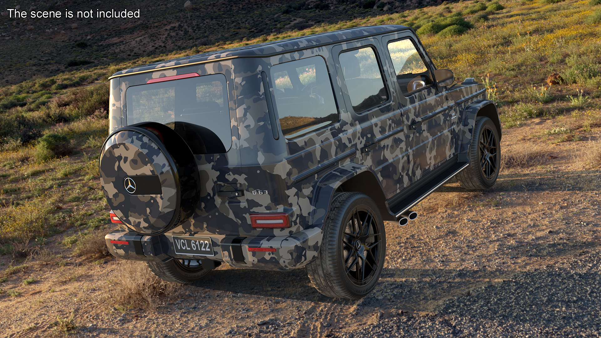 Mercedes-Benz G63 AMG 2019 Camouflage 3D