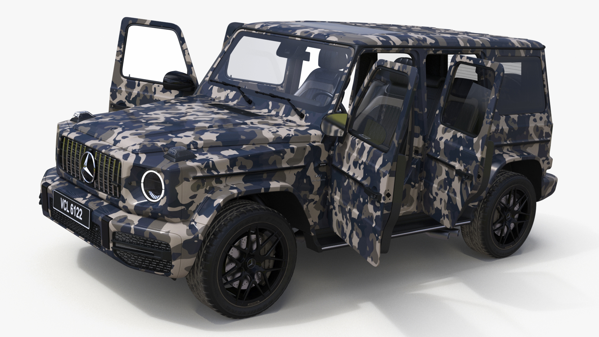 Mercedes-Benz G63 AMG 2019 Camouflage 3D