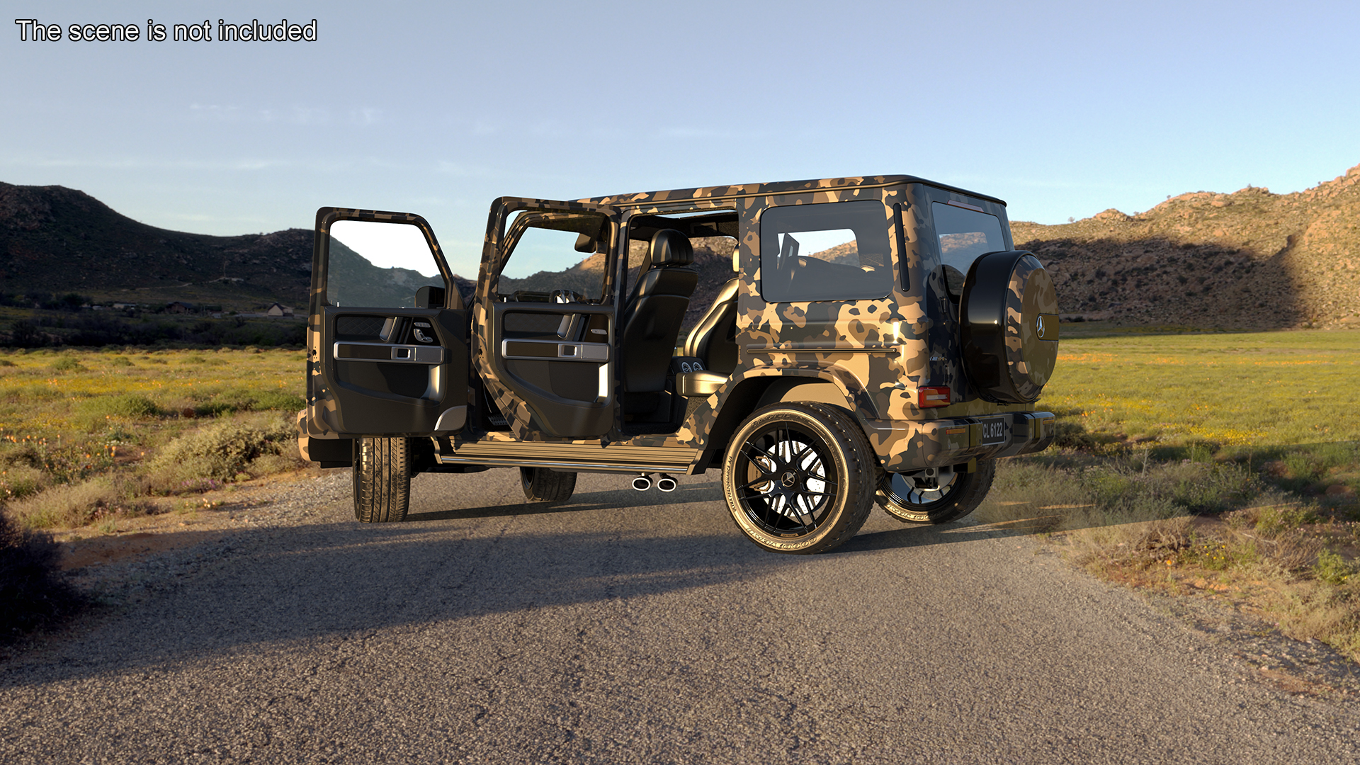 Mercedes-Benz G63 AMG 2019 Camouflage 3D