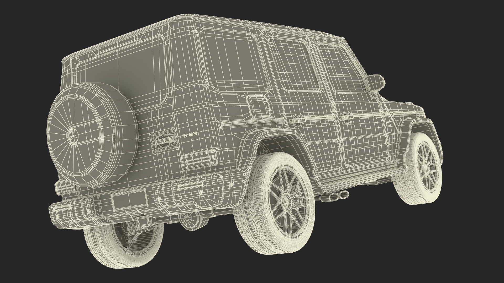 Mercedes-Benz G63 AMG 2019 Camouflage 3D