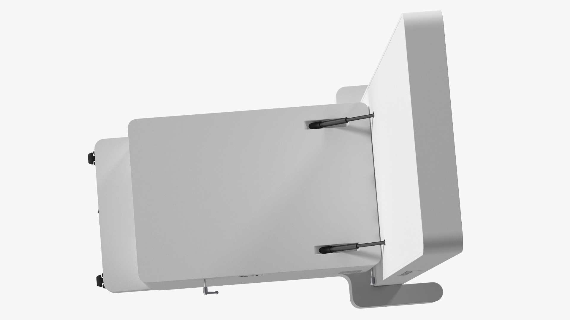 Vertical Interactive Table Display Human Device 3D