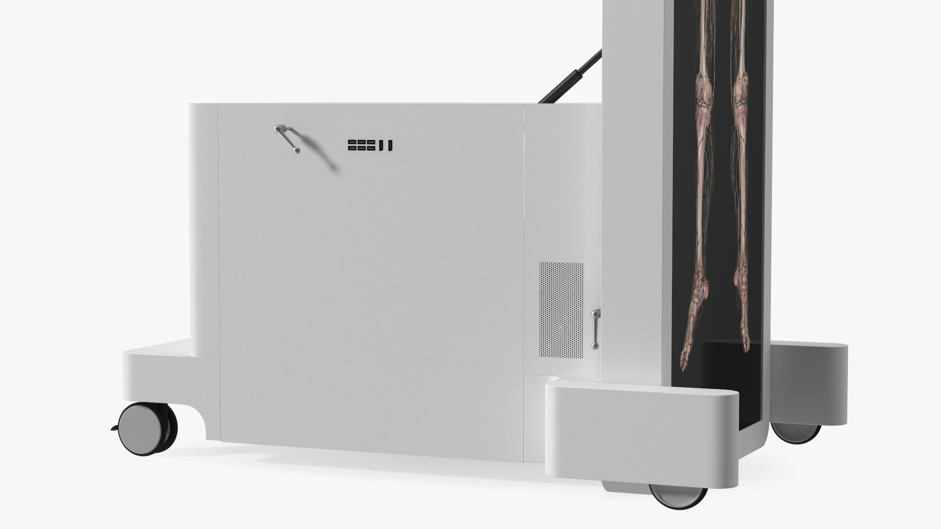 Vertical Interactive Table Display Human Device 3D