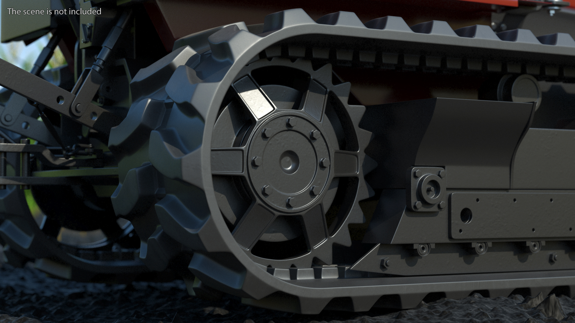 3D Crawler Track model