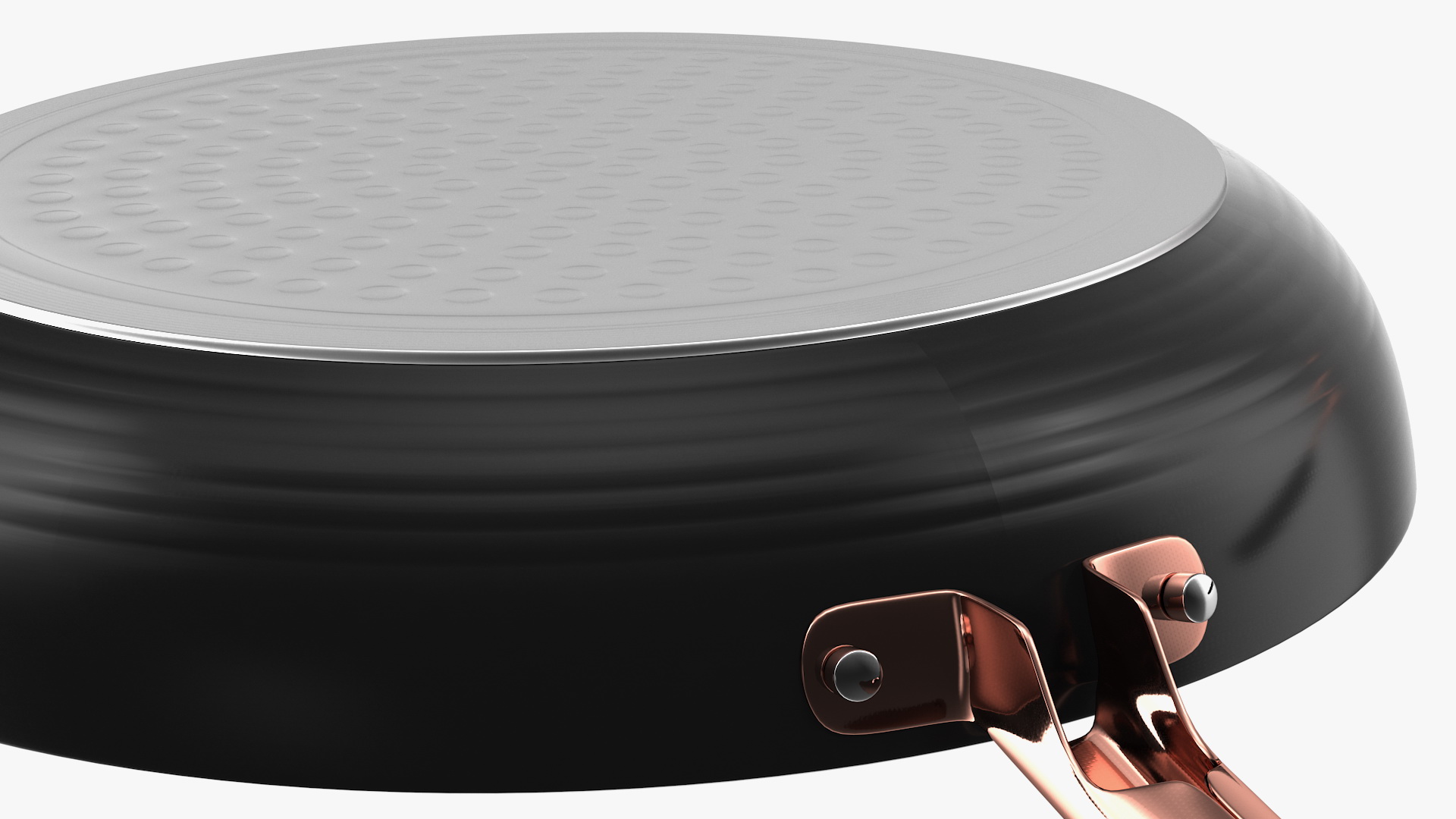 3D model Tower Frying Pan Set