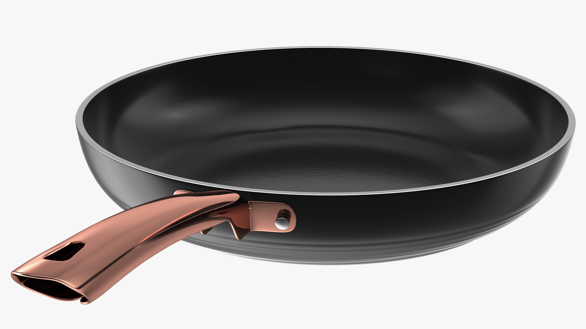 3D model Tower Frying Pan Set